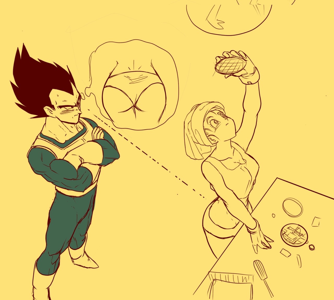 BV Fanarts - Chapter 1 - BADMAN - Dragon Ball [Archive of Our Own]