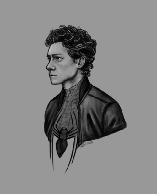 peter parker portrait | Tumblr