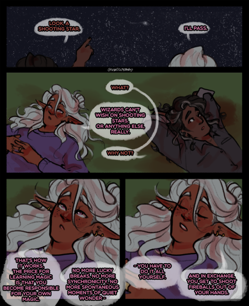 madcustard:rough comic based on this beautiful post