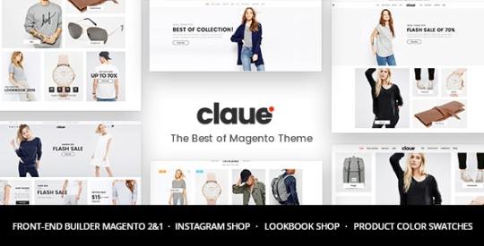 Claue v1.8.4 - Clean Minimal Magento 2 and 1 Theme Nulled