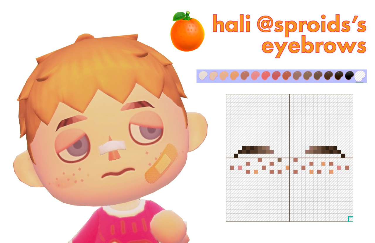 Elkpon Isle — sproids here’s the pattern for my eyebrows that...