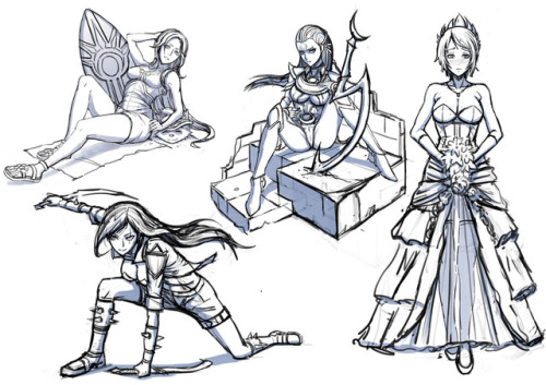 Group drawing: Weeding Lux, Diana, Katarina and Leona