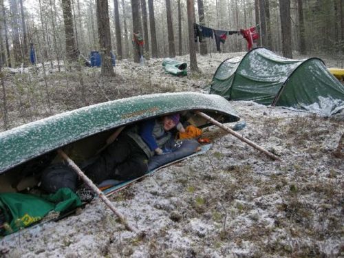Snow Camping Tumblr