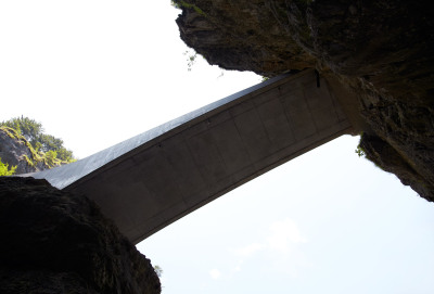 subtilitas:<br /><br />marte.marte - Schanerloch Bridge, 2005 (top 4)  Schaufelschlucht Bridge, 2012 (bottom 4), Dornbirn. Two bridges of a trilogy of infrastructure projects (the third yet to be built) by the firm that enhance a small mountain road that winds through the hamlet of Ebnit. Each bridge is designed with extreme clarity; a pure physical expression of the structural forces needed to traverse the spans over the gorges along the route, articulated with a monolithic concrete. Photos © Marc Lins. 