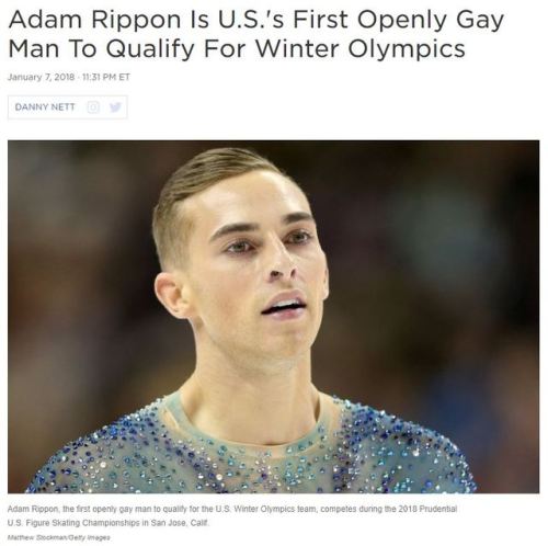 lots-of-regret:I can’t believe Adam Rippon murdered every...