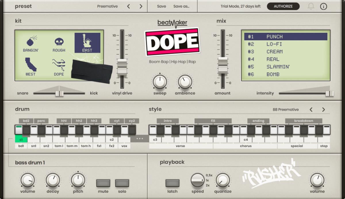 uJAM beatMaker DOPE VST-AAX WIDOWS x86 x64 uJAM beatMaker DOPE VST-AAX WIDOWS x86 x64
