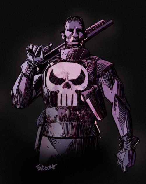 geekthegeek:Punisher by ChrisFacconeBadass…