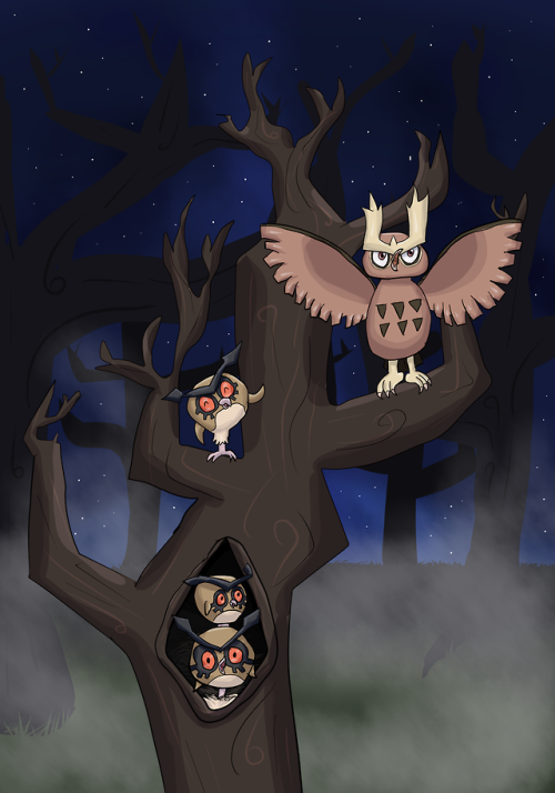 enchantedowl:Night OwlDrawtober day 3!