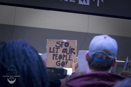 Mobilization at San Francisco International Airport to protest...