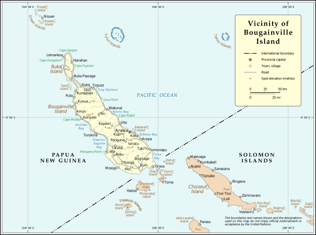 The Autonomous Region of Bougainville, which, after a vote for independence, may become the world's newest country.