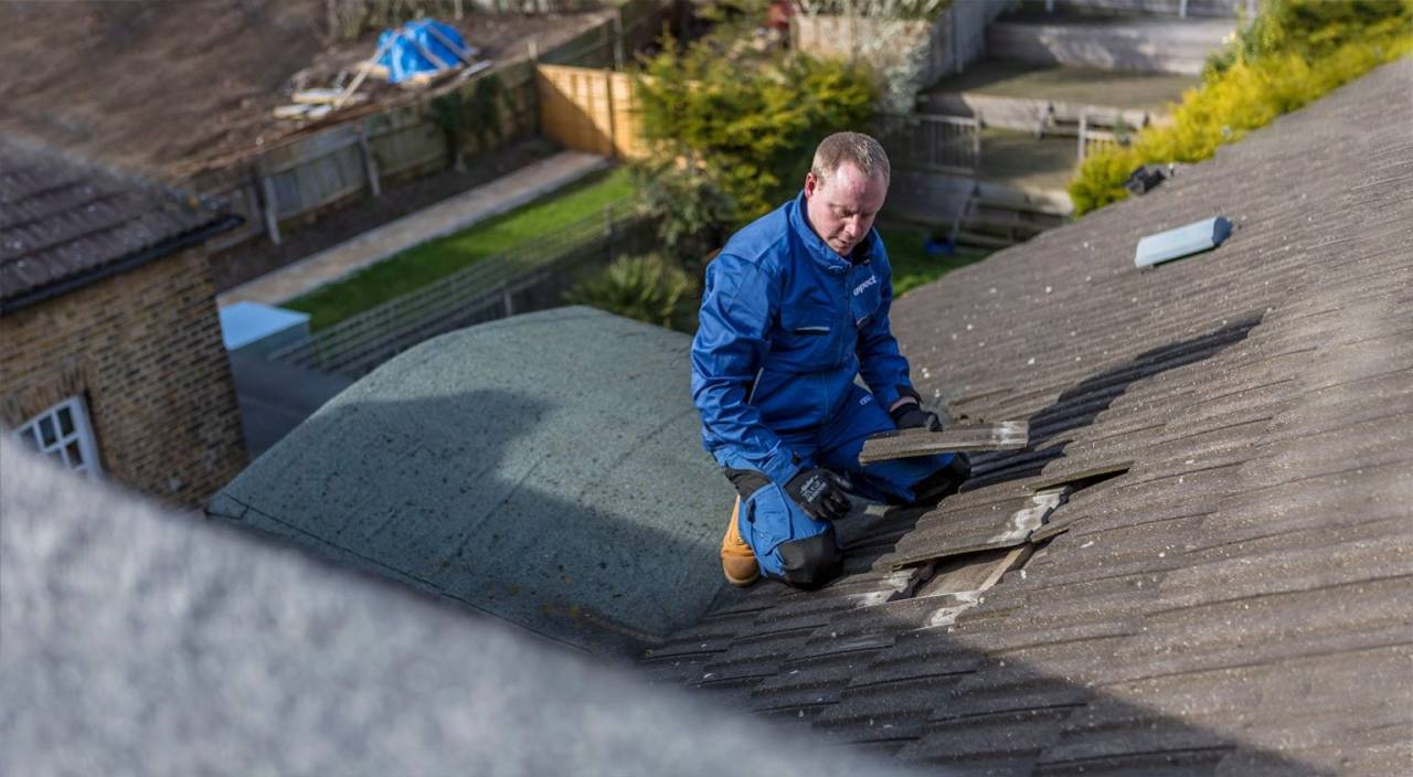 Roof Repairs London — How to Install and repair Asphalt tiles on a...