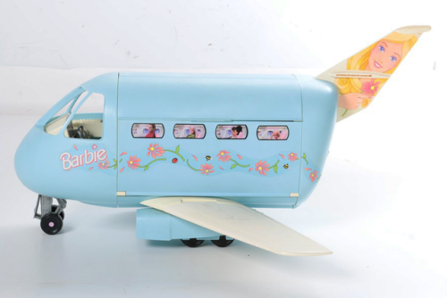 barbie blue airplane