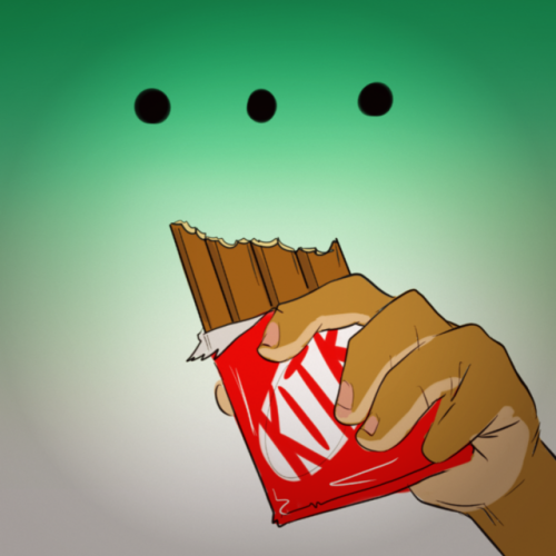 ladthepirate:Eating Kit-Kats like that is a guaranteed one-way...