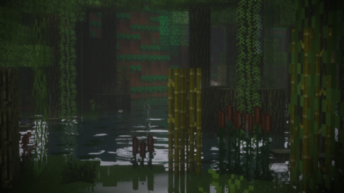 Download Minecraft Rain Wallpaper