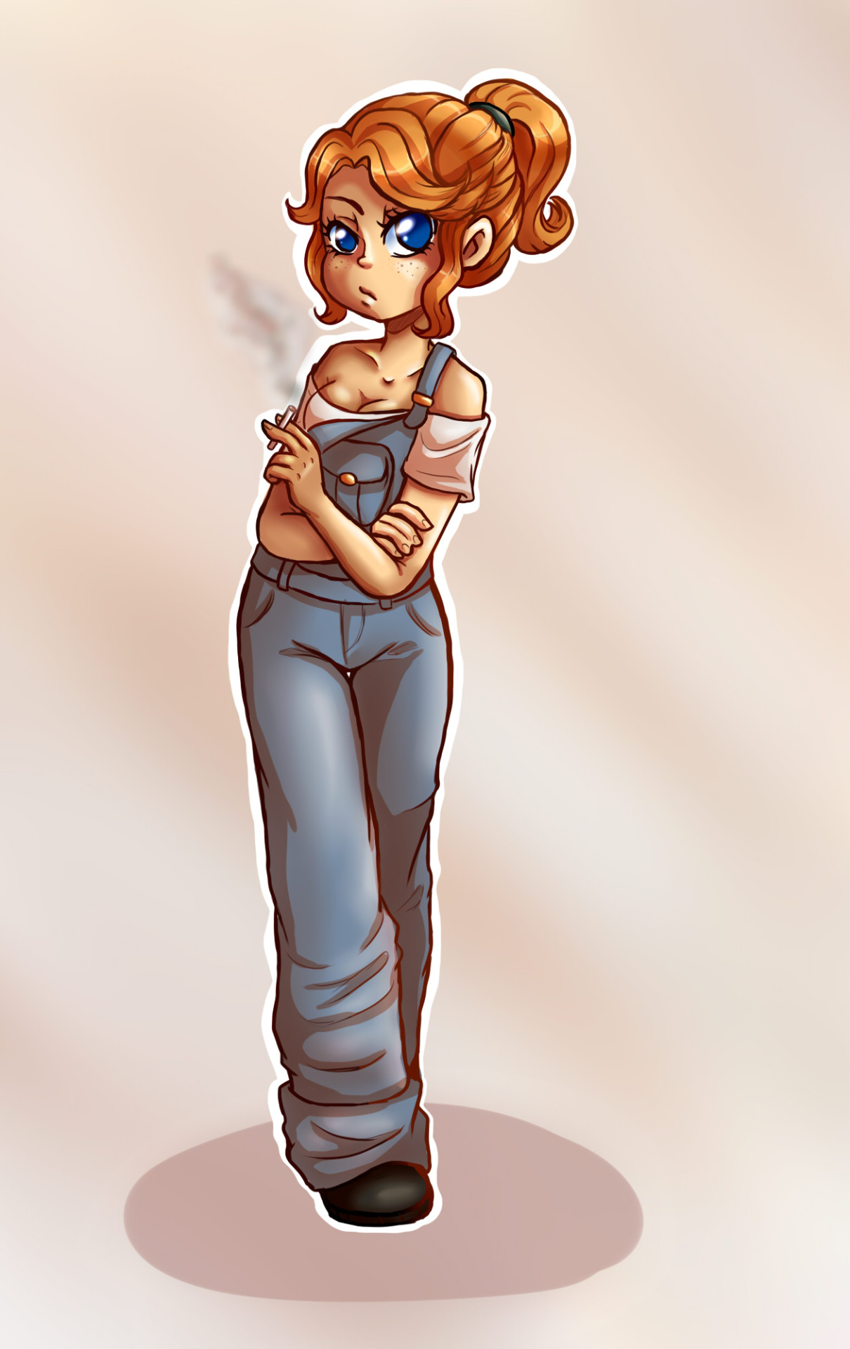 Toni.. my favorite female character from the game Deponia :D A hurray for t...