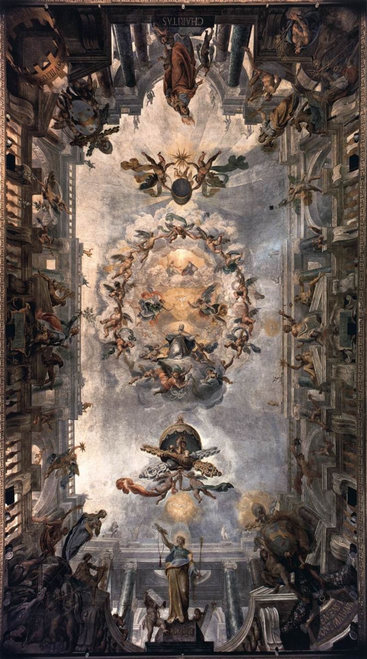 Renaissance Art Giovanni Alberti C 1596 1602 Ceiling Decoration