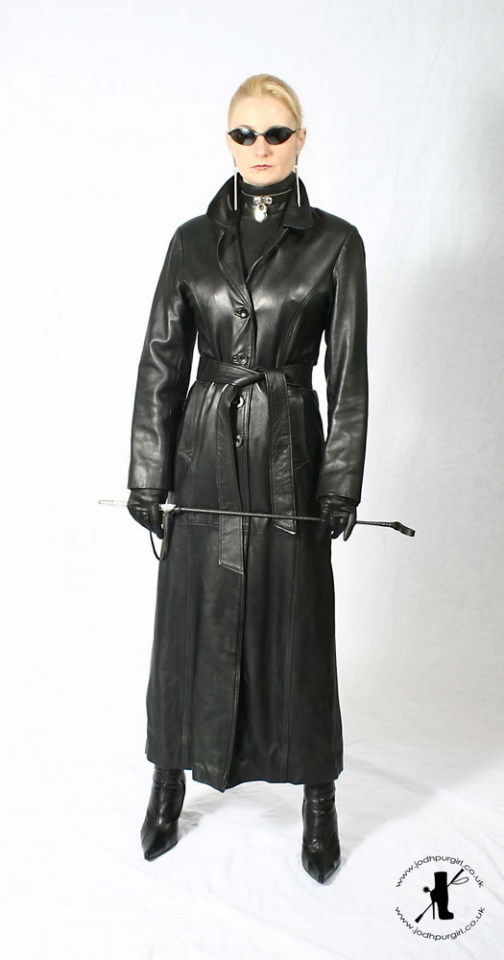 Long Leather Coat Mistresses: Photo