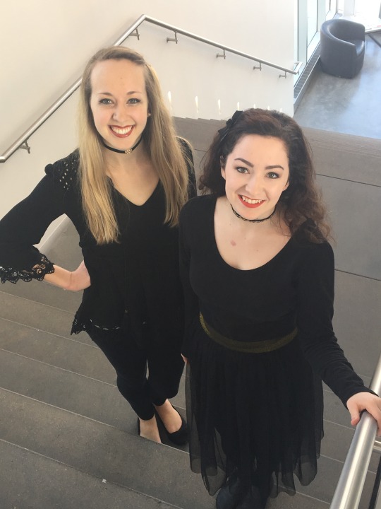 Christina Vehar (left) and Marielle Reed (right) each received national student scholarships to attend the 2017 National ACDA Conference.