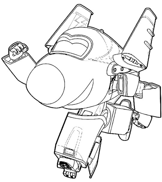 Sprout Super Wings Coloring Pages