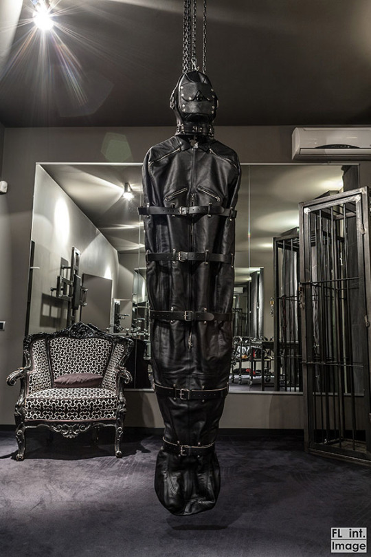 Latex bondage sack