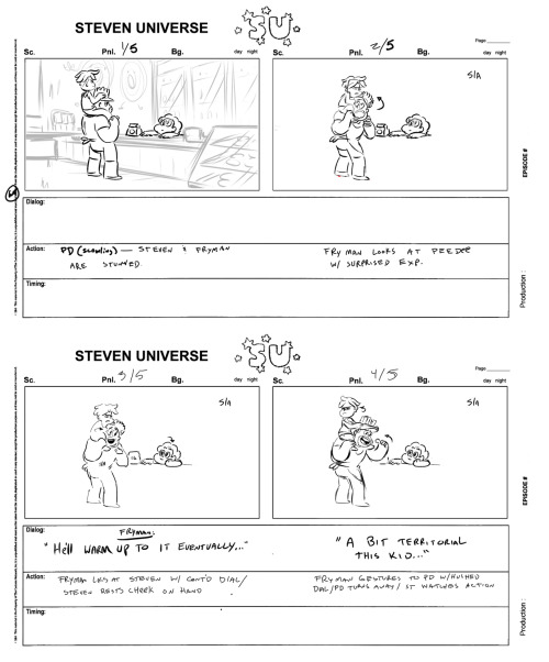 stevencrewniverse:From Storyboard Artist Raven M....