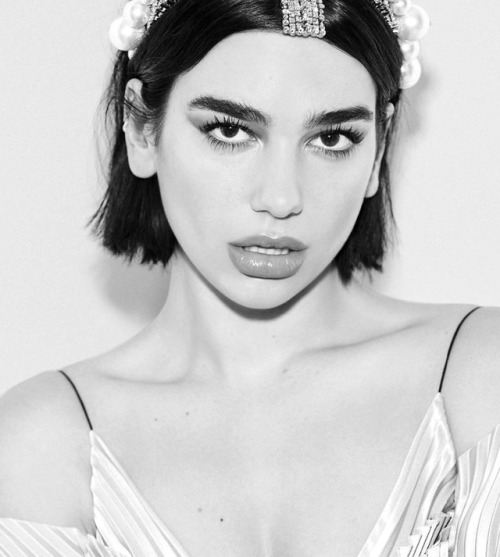 bwgirlsgallery:Dua Lipa by Carin Backoff for Elle US Magazine -...