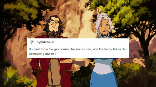 ettadunham:The Legend of Korra + text posts