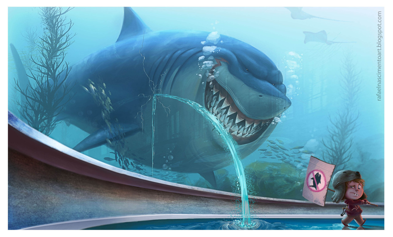 Finding Nemo Shark Drawing Clip Art Library - vrogue.co