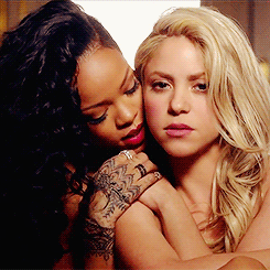 And if not, here are some gifs of Shakira & Rihanna.