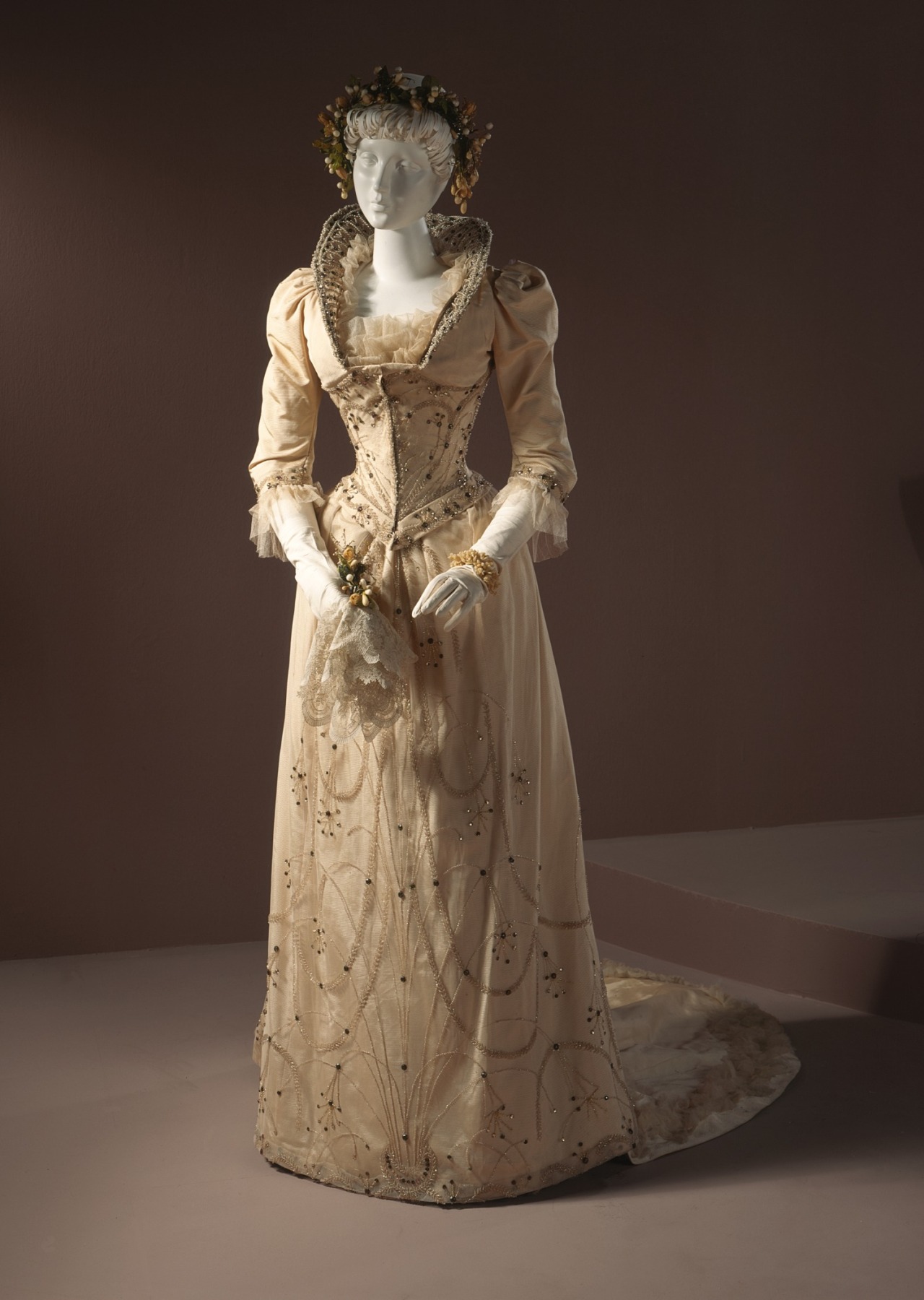 Ephemeral Elegance — 16th Century Inspired Wedding Gown, ca. 1891 via...