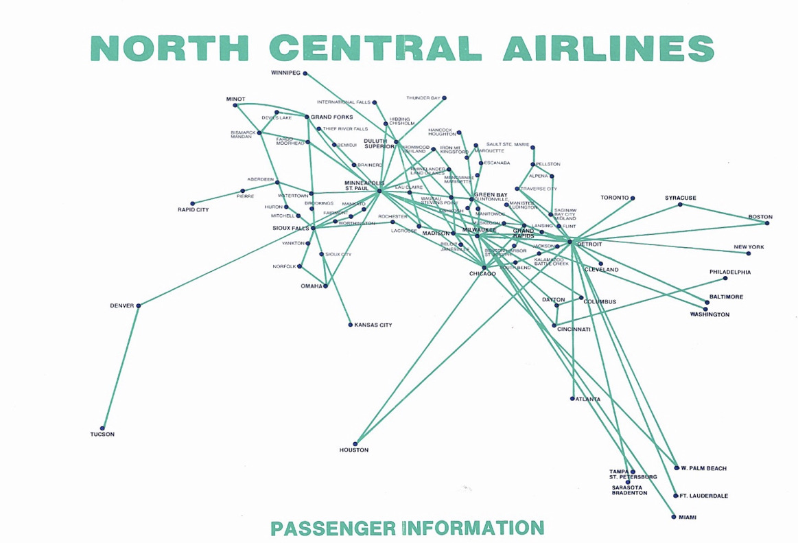 Airline 62-901 Route Map