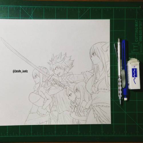 Guess I’ll continue this fairy tail sketch tomorrow...