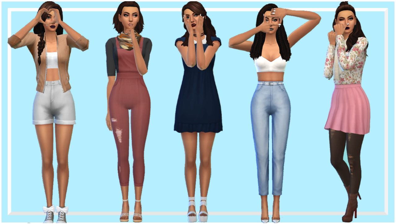 Sims 4 Maxis Match Finds — pearlescentsims: LOOKBOOK #1 A huge thank ...