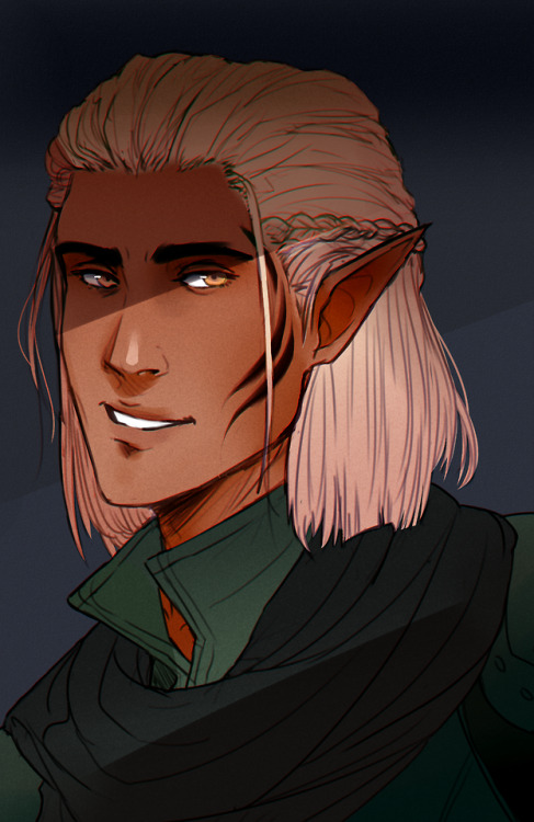 dragon age dragon age: origins da:o zevran arainai mom this is my new boyfriend please give us ur blessing proxi draws he went from NOT EVEN ON MY RADAR to like.... top 3.....
