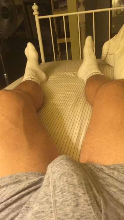 guysinshortsandsocksxxx:Insta boy @matty553 naked in his...