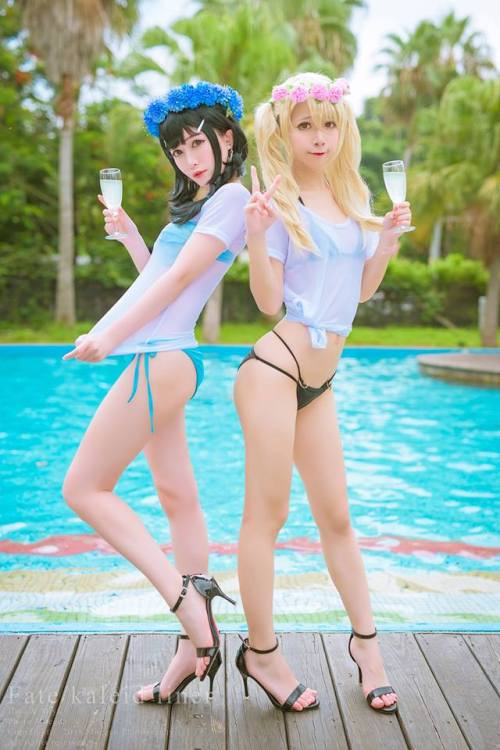 sukisukicosplays:イリヤ - 沖田凜花Rinka美遊 - Miyana咪呀