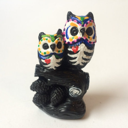 ainawgsd:Sugar Skull Animal Figurines