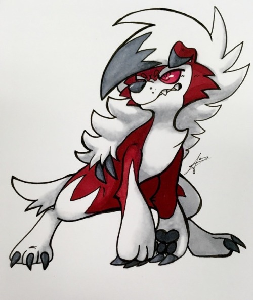 lycanroc lycanroc midnight form pokemon