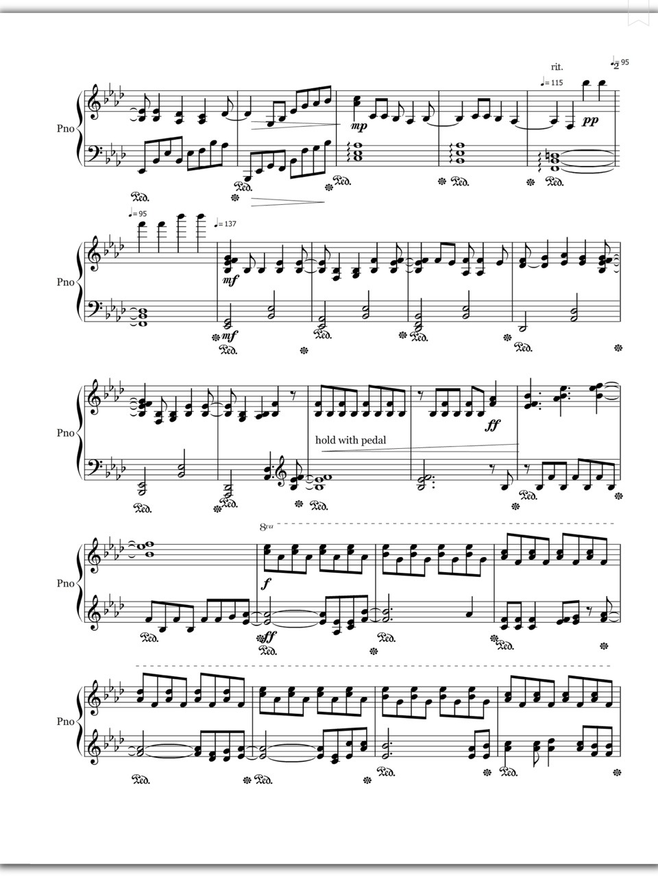 let it go piano sheet music free