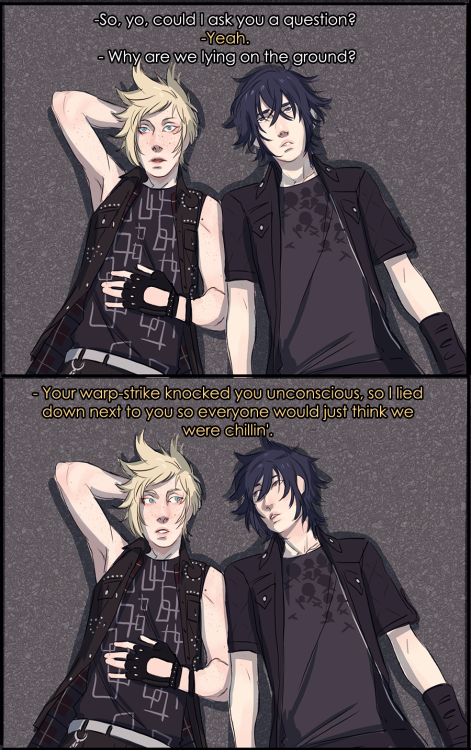 quesozombie:welp, here’s all of the noctis & prompto x...