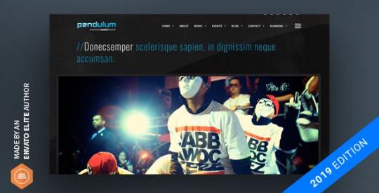 Pendulum v3.0.2 – Beat Producers DJs & Events Theme for WordPress Nulled