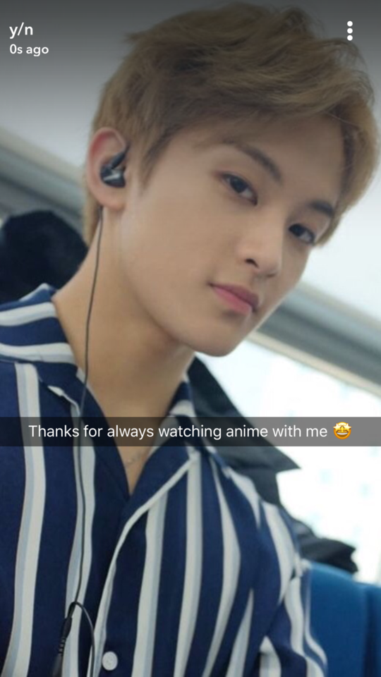 kpop snaps (๑˃̵ᴗ˂̵) - NCT Mark {Boyfriend/Best friend snaps)