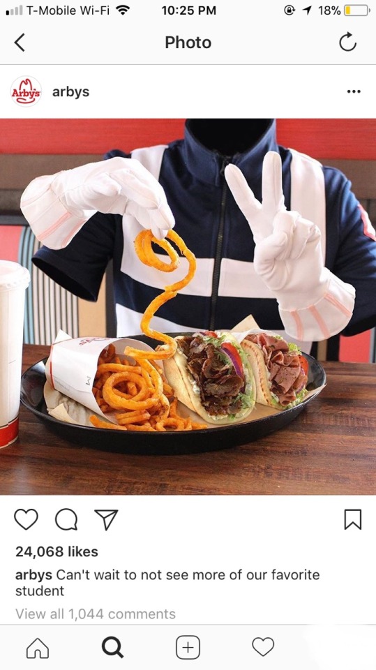 A loner wit fandoms — Arby’s and anime