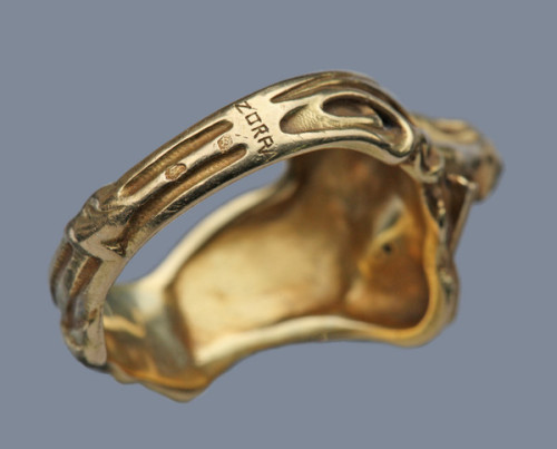 lillithblackwell:Louis ZorraArt Nouveau Ringc. 1900 France