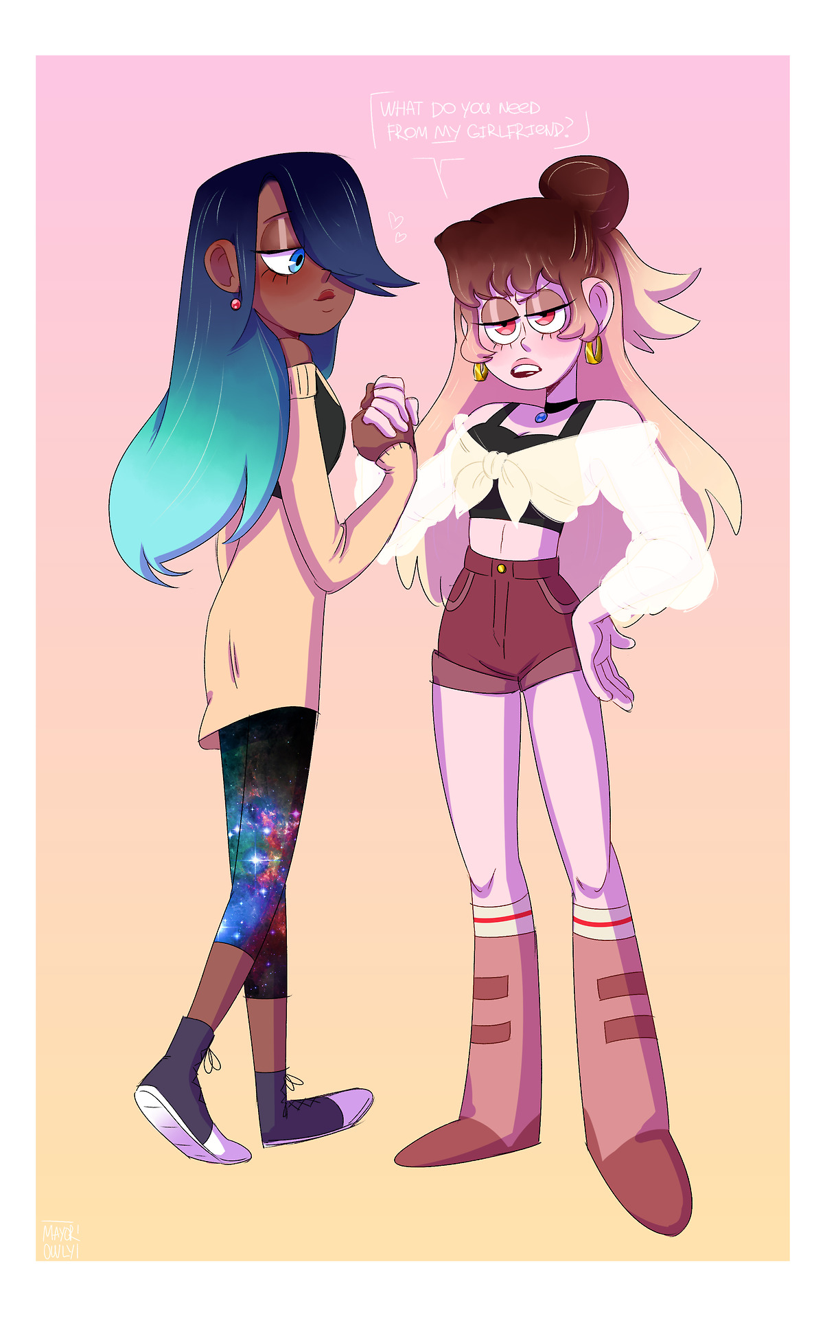 My Eggplant town — I introduced Sasha and Erin to high school AU they...