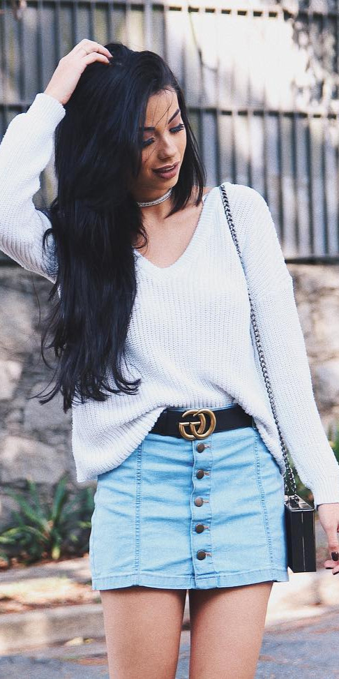 10+ Trendy Outfits to Get You Excited - #Fashion, #Girls, #Outfitideas, #Picture, #Pic I'm the type of person that will always have a Denim piece in my closet. So easy and simple to use!  Eu sou o tipo de pessoa que sempre vai ter uma peJeans no guardaroupa. tsimples e fde combinar!  Confira o look completo no (www.AlertaFashion.com) ou o Link na minha BIO! . . . . . . . . . , denim , jeans , look , ootd , outfitoftheday , outfits , outfitinspiration , outfitpost , outfitideas , lookoftheday , lookdodia , lookdathalita , alertafashion 