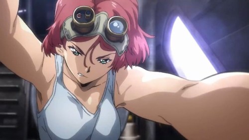 animemangamusclegirls:Yukina stills from the Kabaneri of the...