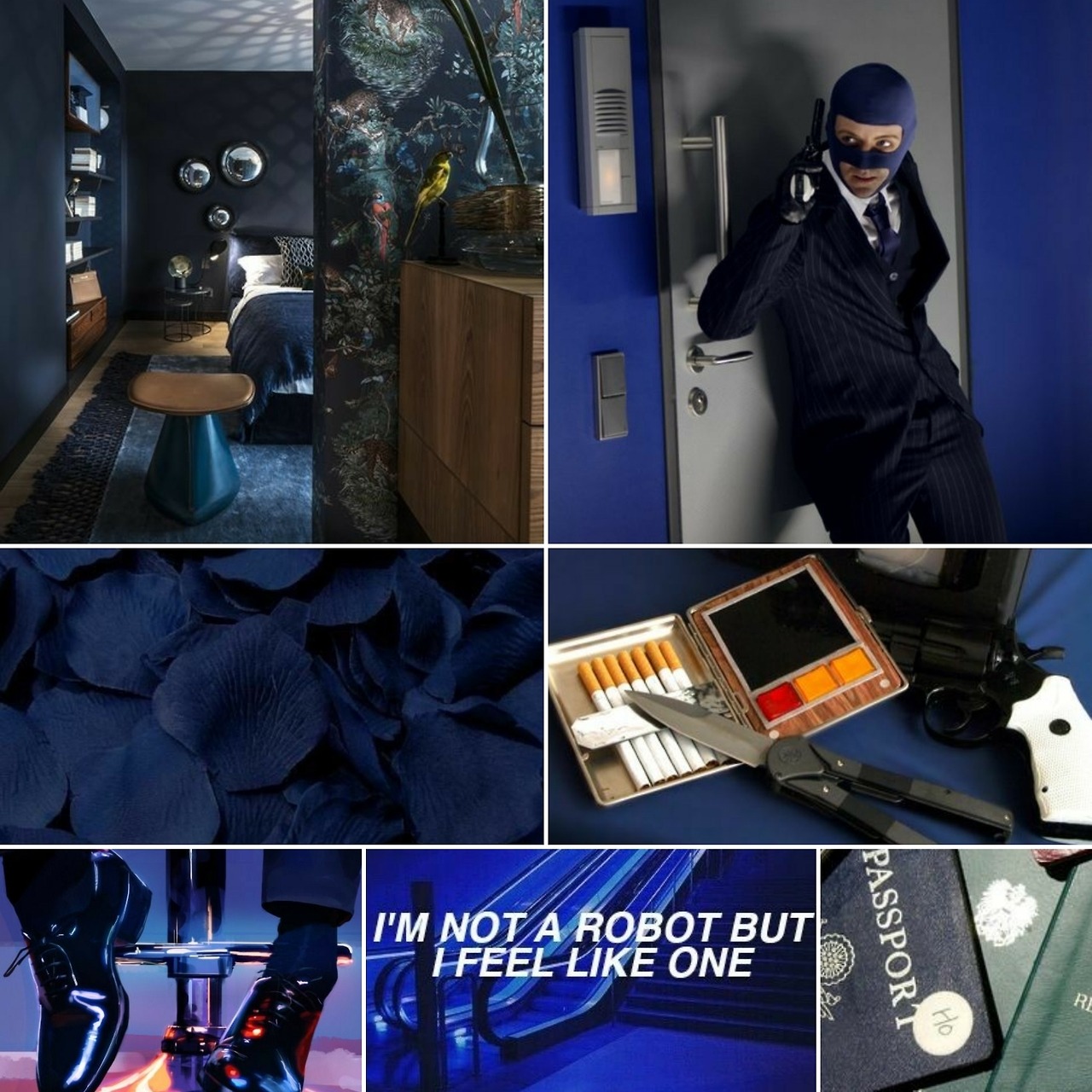 Aesthetics/Requests OPEN. Kin friendly! — A blue spy aesthetic board ...