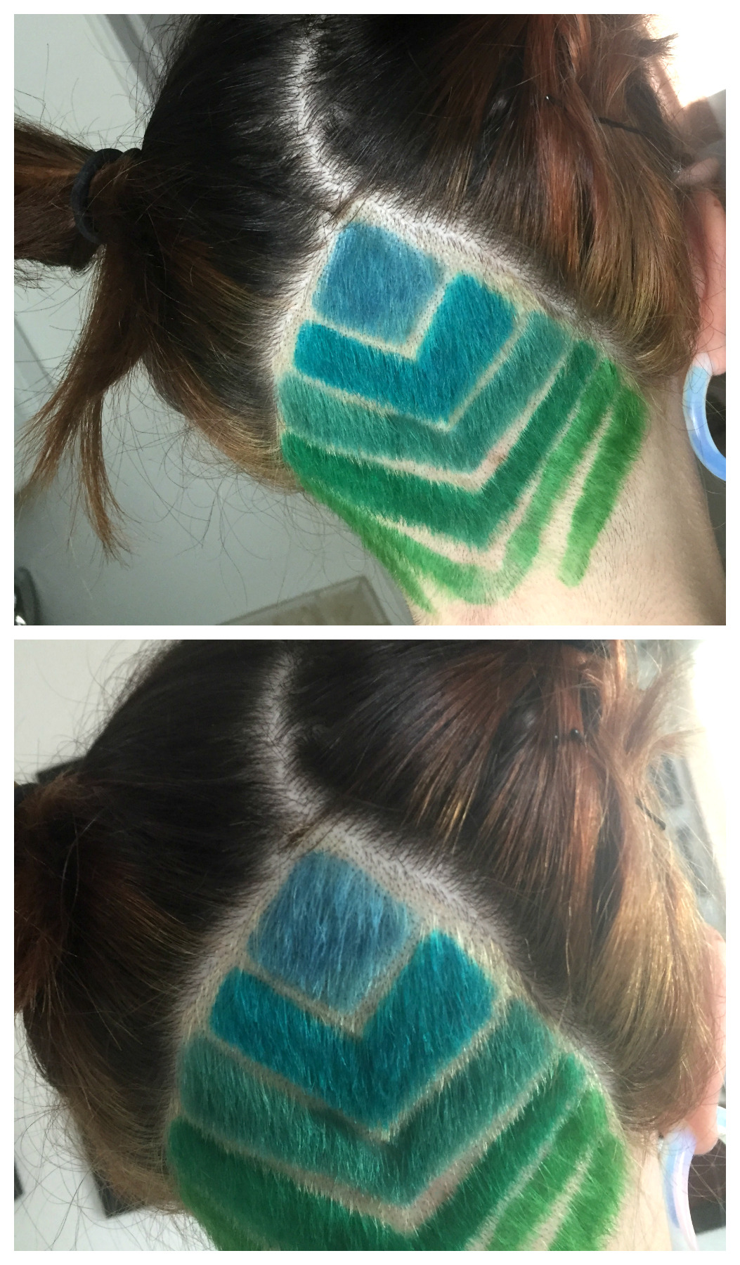 A Little More Detail On My Undercut C Dyes Used