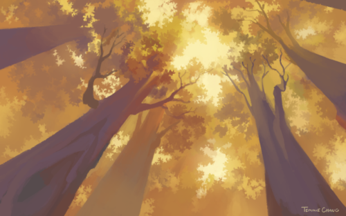 some of my favorite backgrounds i did for my animation!! which...